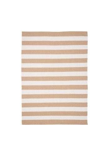 HOUSE NORDIC Tppe, 100% genanvendt plast, beige/off white, 140x200 cm