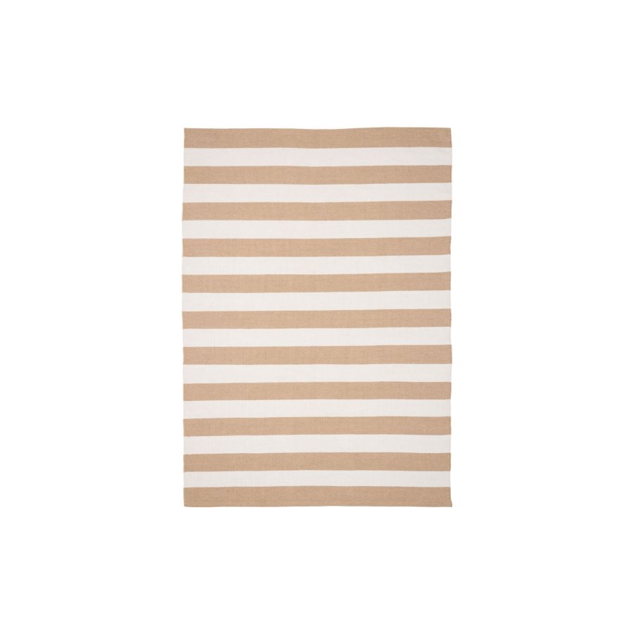 HOUSE NORDIC Tppe, 100% genanvendt plast, beige/off white, 140x200 cm