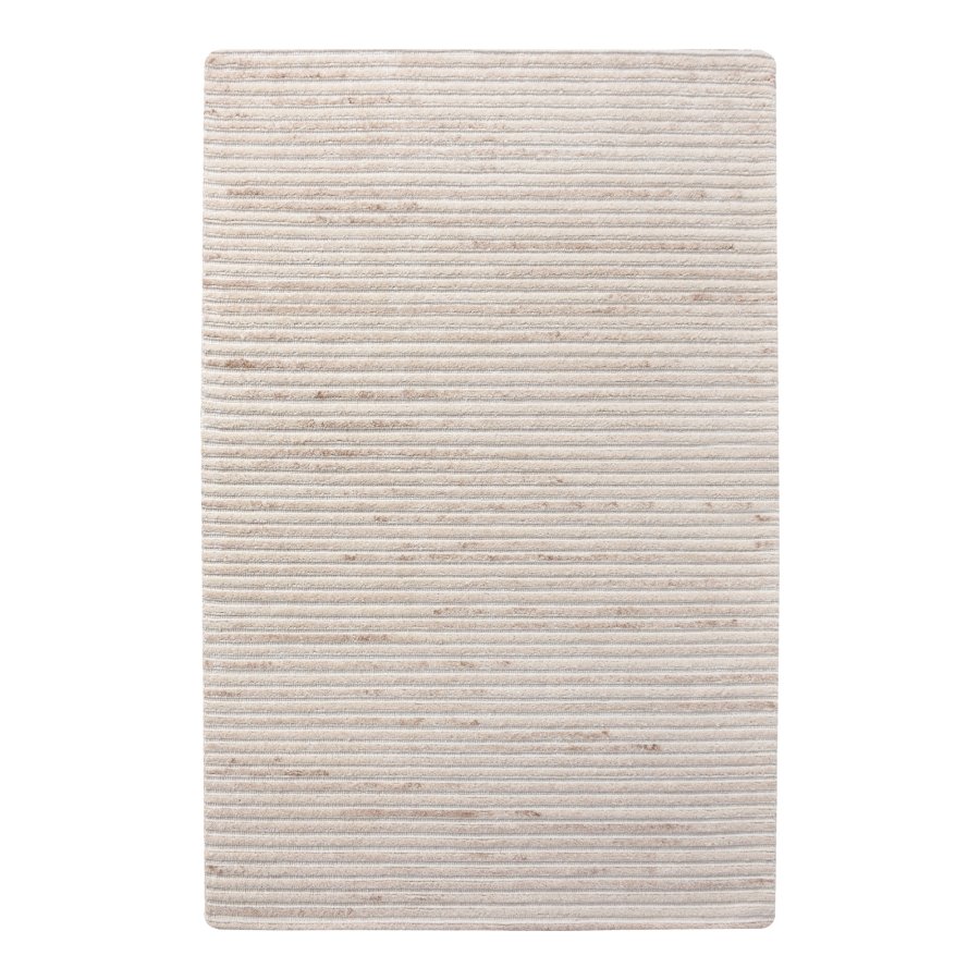 HOUSE NORDIC Mango gulvtppe, rektangulr - rhvid stof (200x300)