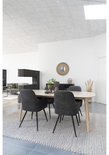 HOUSE NORDIC Mandi gulvtppe, rektangulr - natur uld/bomuld (200x300)