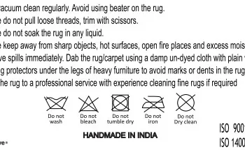 HOUSE NORDIC Avadi gulvtppe, rektangulr - natur/rhvid jute/uld/bomuld (200x300)