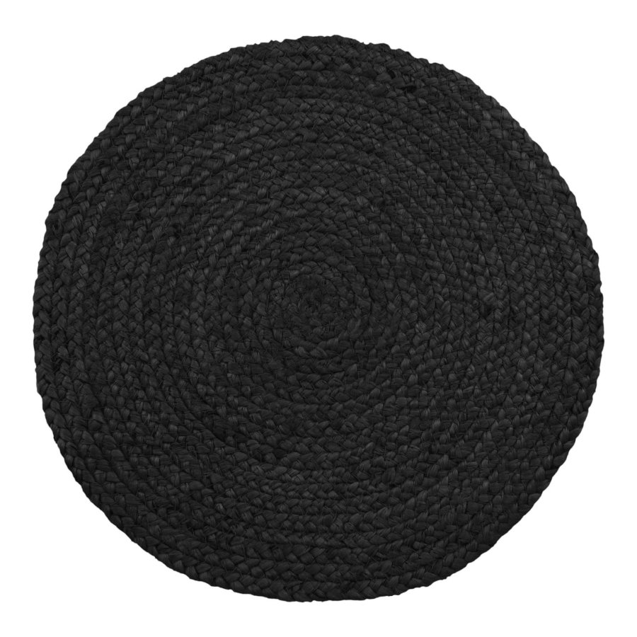 HOUSE NORDIC  Bombay Dkkeservietter, st af 4 - Dkkeservietter, flettet jute, mrkegr, 38 cm, st af 4