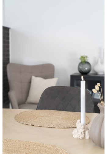 HOUSE NORDIC Bombay dkkeserviet, oval - natur jute (35x45) (st af 4)