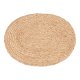HOUSE NORDIC Bombay dkkeserviet, oval - natur jute (35x45) (st af 4)