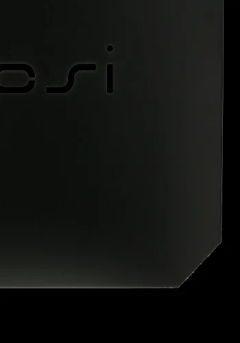 COSI FIRES Cosi bordplade Glaskant M til ildbord, kvadratisk - sort stl (43x43)