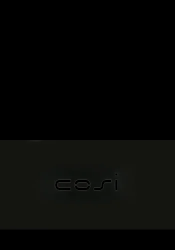 COSI FIRES Cosi bordplade, glaskant til ildbord, rektangulr - sort stl (68x33)