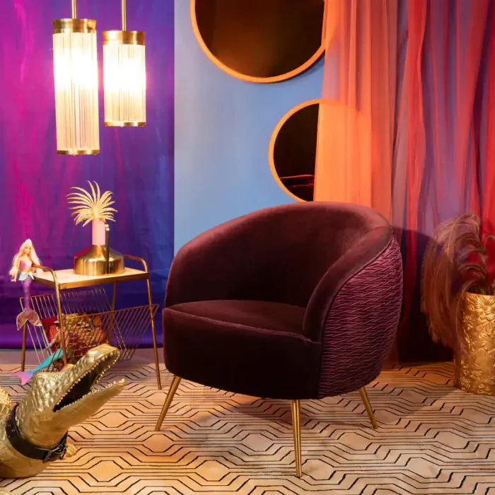 BOLD MONKEY  Angel on fire loftlampe, M - klar akryl og messing aluminium