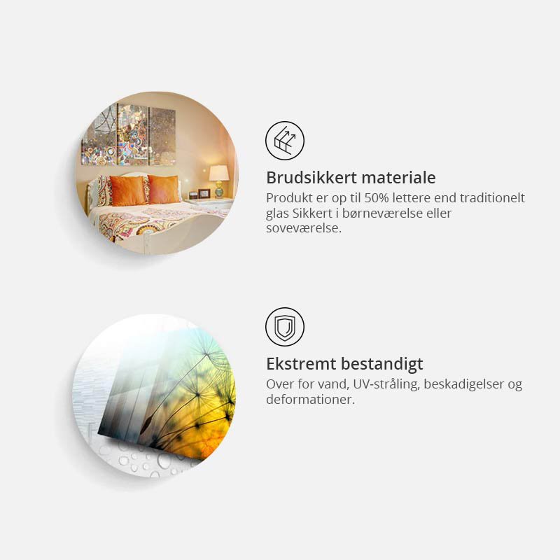 Artgeist billede - Fluffy Dandelions, plexiglas