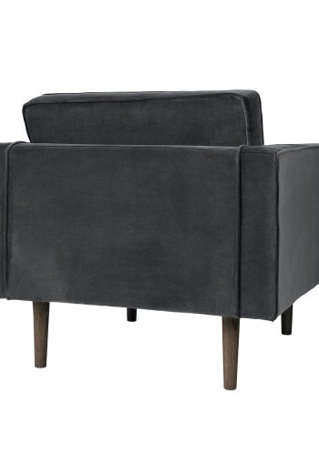 BROSTE COPENHAGEN Wind lnestol - polyester velour, m. armln