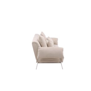 VIND COLLECTION Öckerö Sofa - Hvid, Stof (linned)