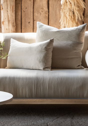 VIND COLLECTION Öckerö Sofa - Hvid, Stof (linned)