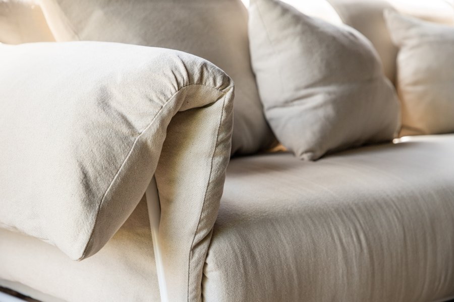 VIND COLLECTION Öckerö Sofa - Hvid, Stof (linned)