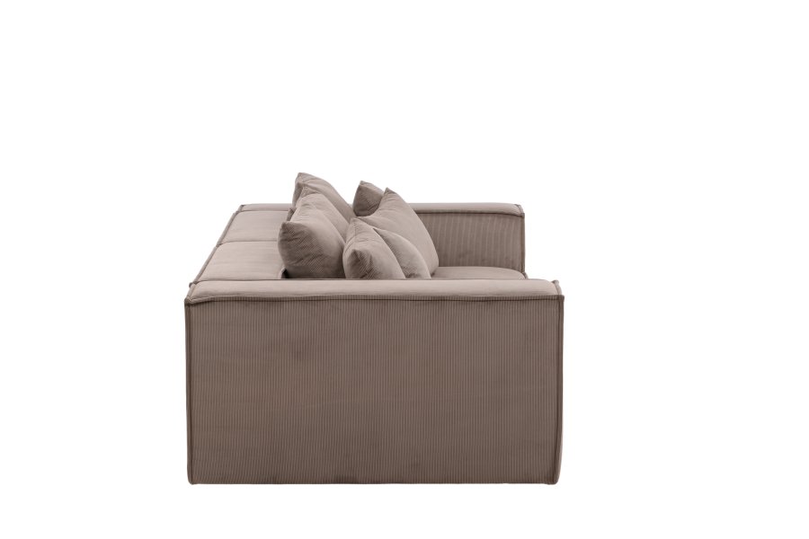VIND COLLECTION Gillholmen Sofa - Brun, Stof (polyester)