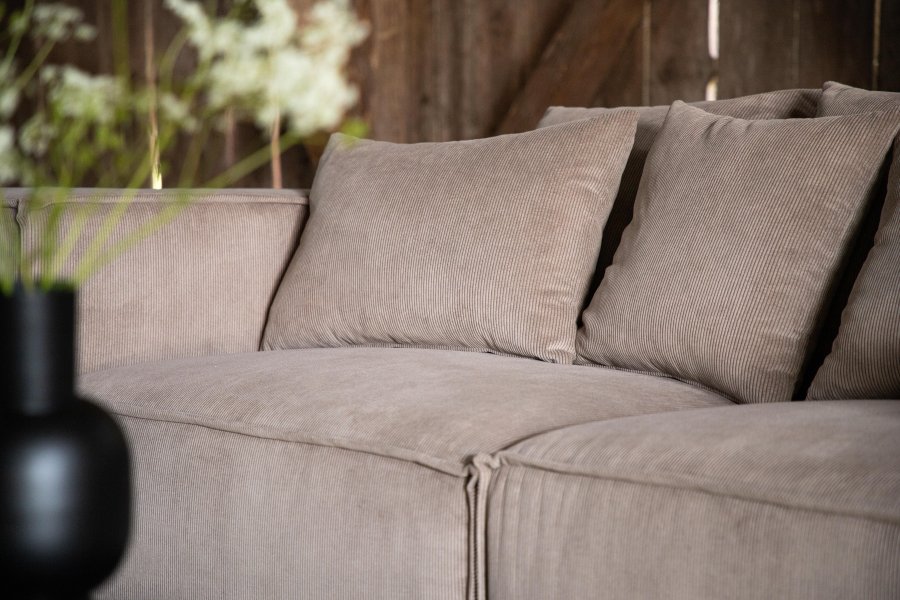 VIND COLLECTION Gillholmen Sofa - Brun, Stof (polyester)
