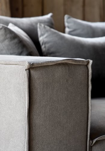 VIND COLLECTION Gillholmen Sofa - Gr, Stof (linned)