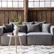 VIND COLLECTION Gillholmen Sofa - Gr, Stof (linned)