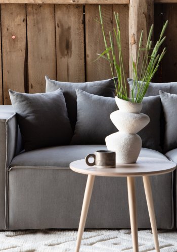 VIND COLLECTION Gillholmen Sofa - Gr, Stof (linned)