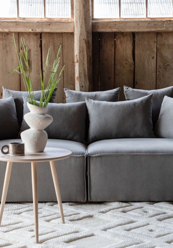 VIND COLLECTION Gillholmen Sofa - Gr, Stof (linned)