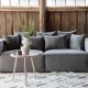 VIND COLLECTION Gillholmen Sofa - Gr, Stof (linned)
