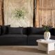 VIND COLLECTION Gillholmen Sofa - Sort, Stof (Bouclé)