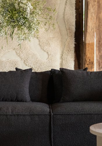 VIND COLLECTION Gillholmen Sofa - Sort, Stof (Bouclé)