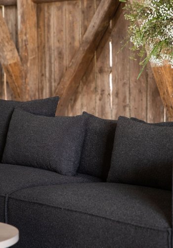 VIND COLLECTION Gillholmen Sofa - Sort, Stof (Bouclé)