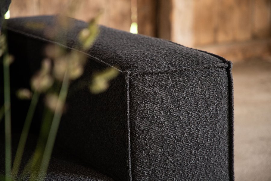 VIND COLLECTION Gillholmen Sofa - Sort, Stof (Bouclé)