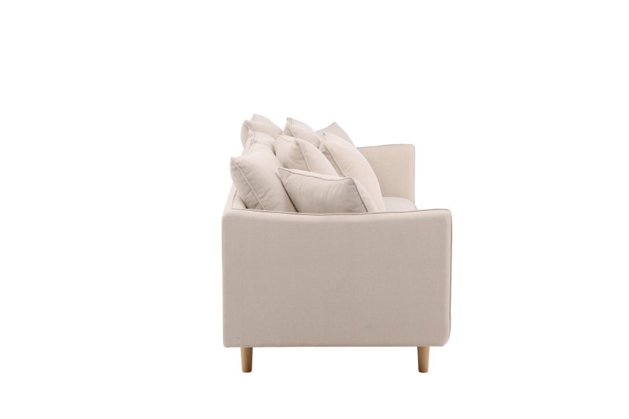 VIND COLLECTION Segelskären Sofa - Hvid, Stof (linned)