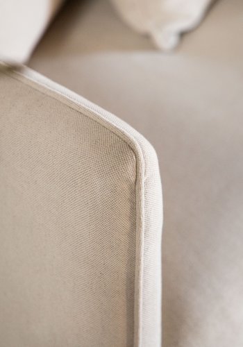 VIND COLLECTION Segelskären Sofa - Hvid, Stof (linned)