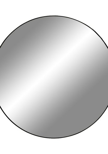 HOUSE NORDIC Jersey vgspejl - spejlglas og sort stl (80)