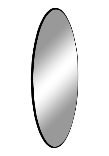 HOUSE NORDIC Jersey vgspejl - spejlglas og sort stl (100) 