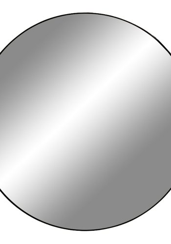 HOUSE NORDIC Jersey vgspejl - spejlglas og sort stl (100) 