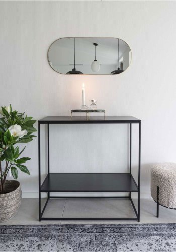 HOUSE NORDIC  Jersey Spejl - Spejl, stl, messing look, 35x80 cm