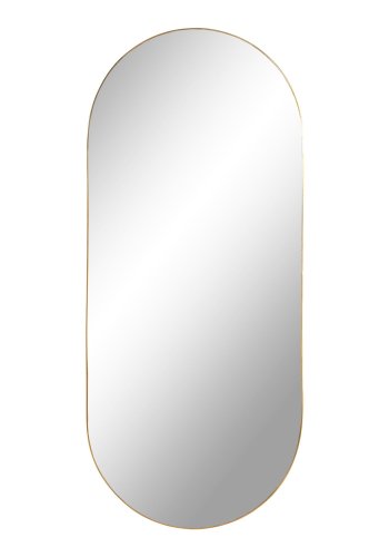 HOUSE NORDIC  Jersey Spejl - Spejl, stl, messing look, 35x80 cm