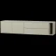 VTWONEN Settle Down TV-bord, m. 2 l�ger, 2 skuffer og 1 hylde - dust fyrretr� (200x45)