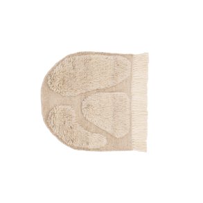 VIND COLLECTION Jakobsö vgtppe, rektangulr - offwhite uld (50x62)