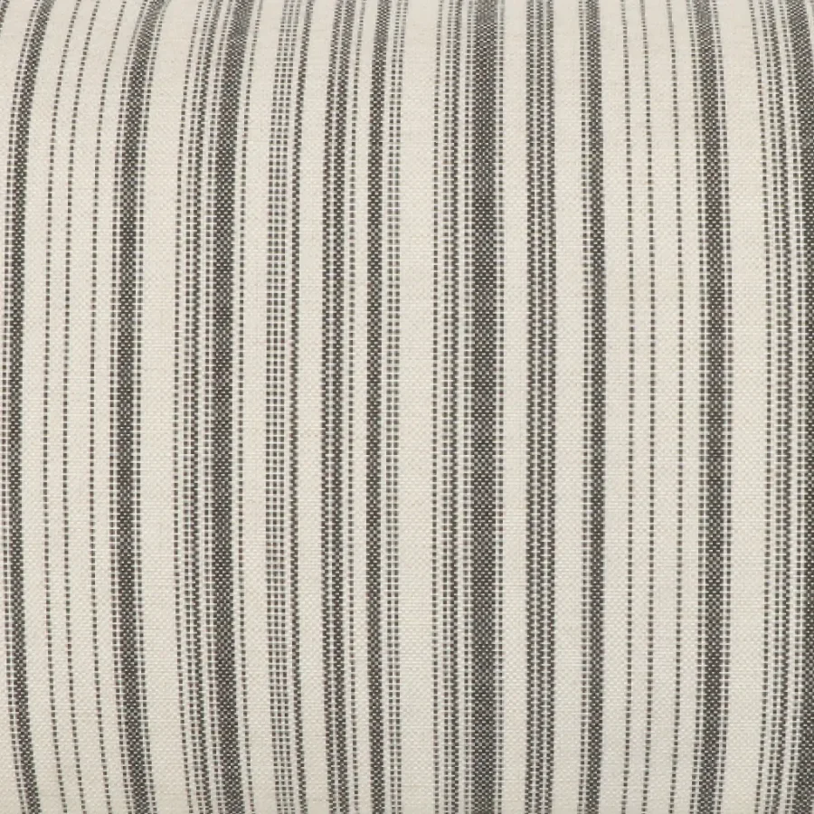 COSI FIRES Cosipillow Striped varmepude, genopladeligt batteri, kvadratisk - hvid/sort stof (50x50)