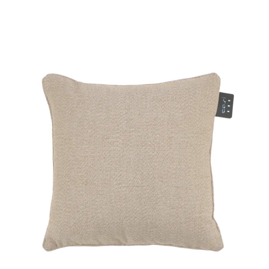 COSI FIRES Cosipillow Knitted varmepude, m. genopladeligt batteri, kvadratisk - natur stof (50x50)