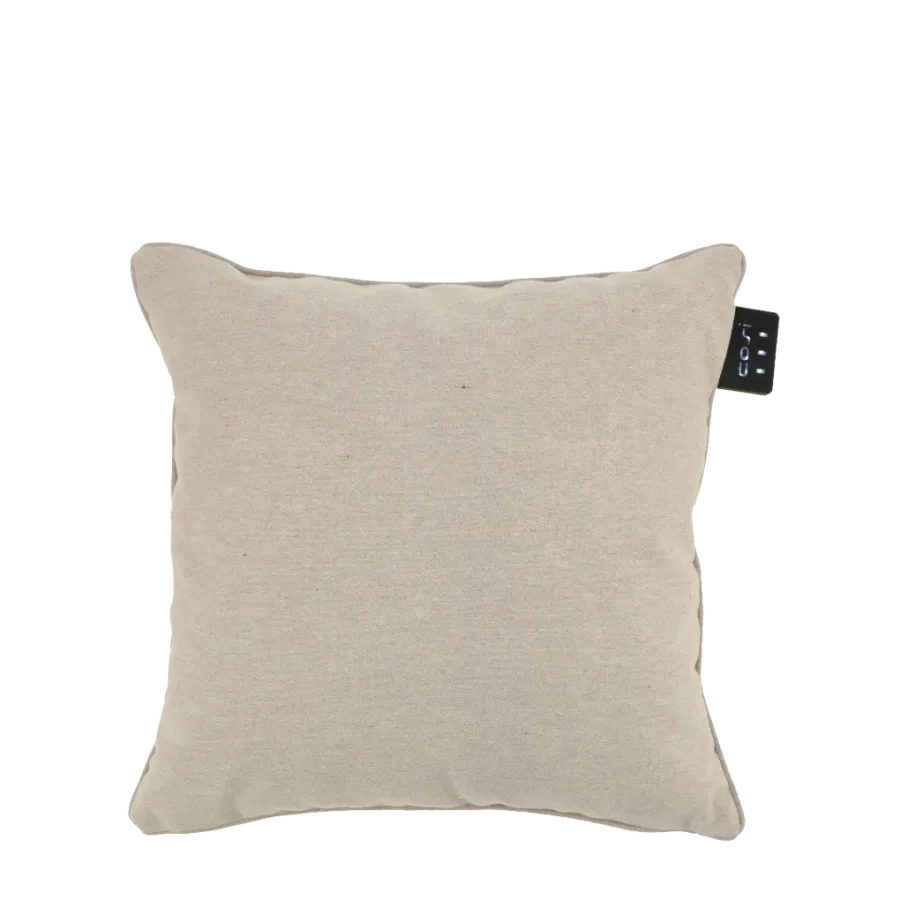 COSI FIRES Cosipillow Solid varmepude, m. genopladeligt batteri, kvadratisk - natur stof (50x50)