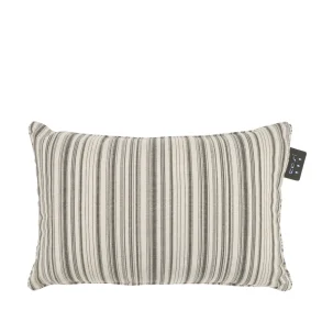 COSI FIRES Cosipillow Striped varmepude, genopladeligt batteri, rektangulr - hvid/sort stof (40x60)