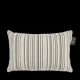 COSI FIRES Cosipillow Striped varmepude, genopladeligt batteri, rektangulr - hvid/sort stof (40x60)