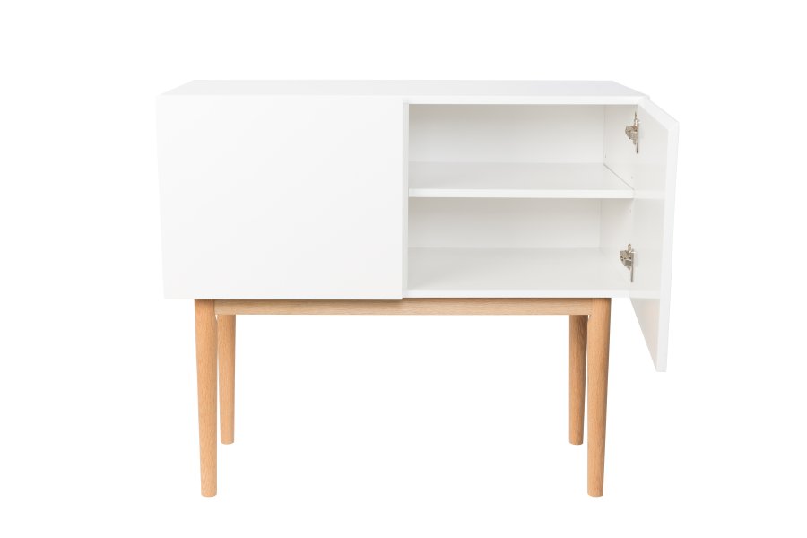 ZUIVER High On Wood sknk, m. 2 lger - MDF og brun egetr