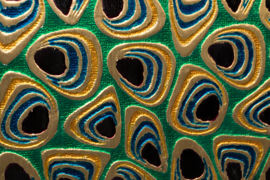 DUTCHBONE Meena sknk, m. 2 lger og 1 hylde - multifarvet og brun mangotr