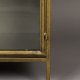 DUTCHBONE Gertlush vitrineskab, m. 2 glaslger og hylder - guld strygejern