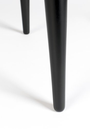 ZUIVER Barbier skab, m. 2 skydelger - sort egefinér og gummitr