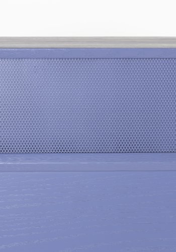 ZUIVER June skab, m. 2 lger - ocean lilla egefinér