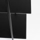 WHITE LABEL LIVING Marcio reol, m. 4 hylder - sort MDF og metal