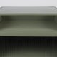 WHITE LABEL LIVING Herbe Lille skab, m. 1 lge og hylder - lysegrn MDF/metal