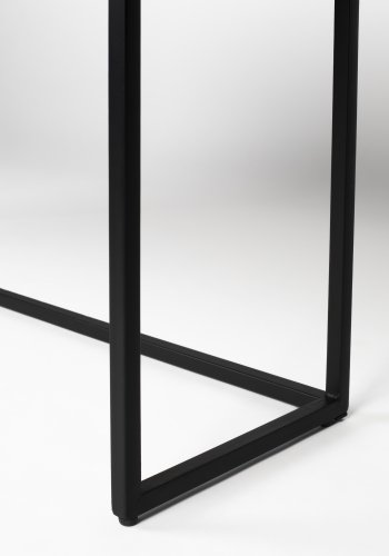 WHITE LABEL LIVING Webster skab S, m. 4 skuffer - brun genbrugsteak og jern