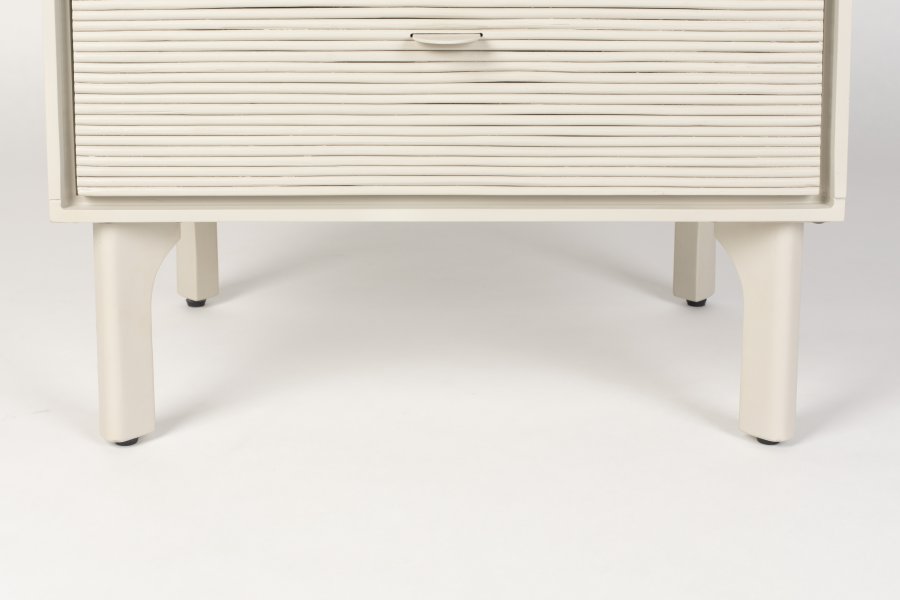 ZUIVER Morning kommode, m. 4 skuffer - gr rattan/MDF/akacietr